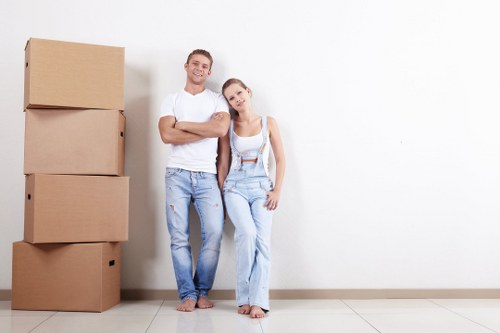 Professional removals team managing a move in Clapham Common