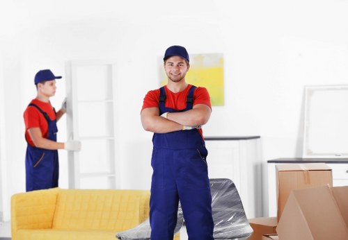 House removalists preparing a residential move in Clapham Common