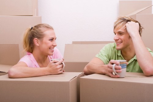 Customer booking a man and van service with written agreement